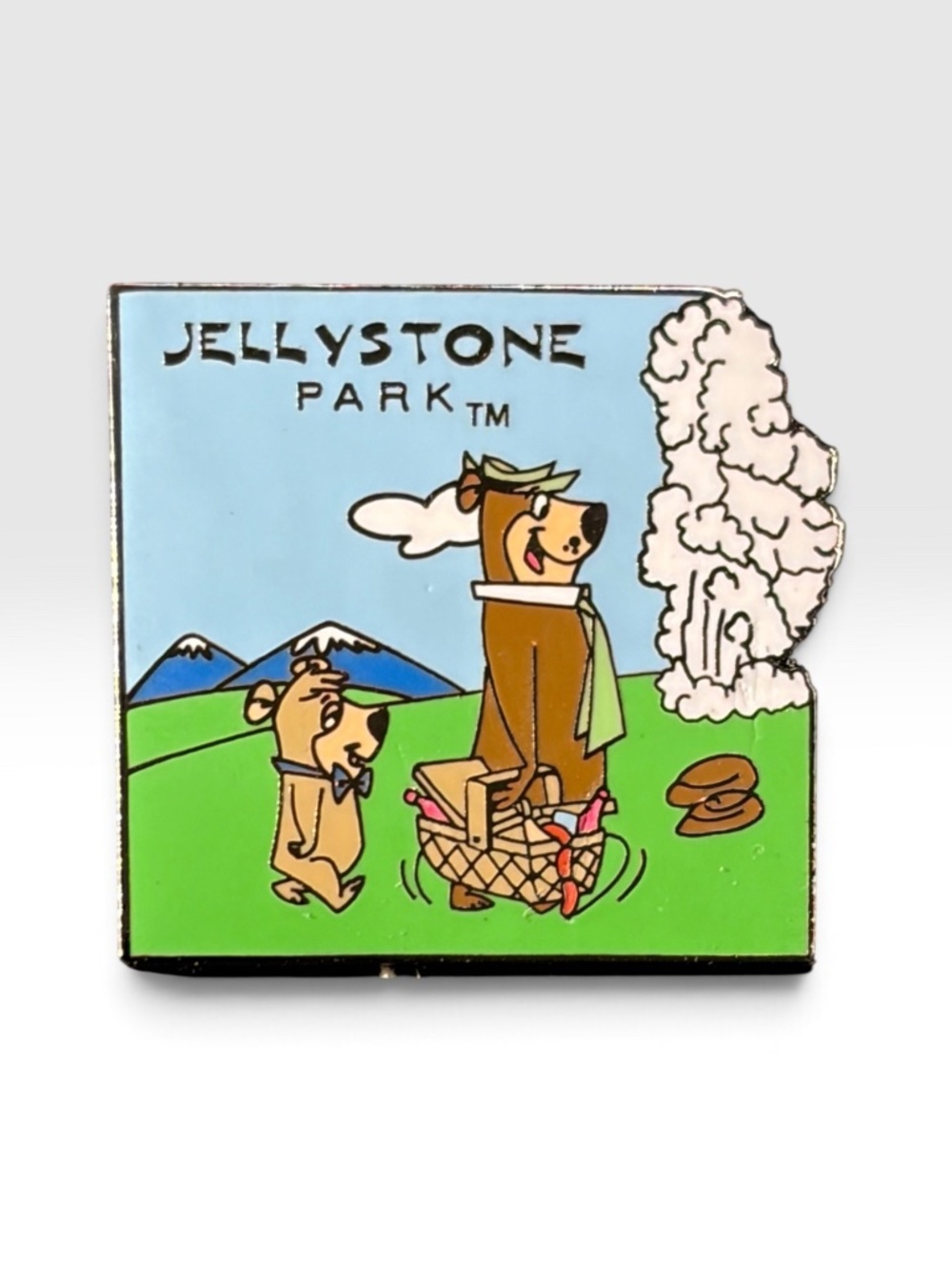 Yogi Bear Boo Boo Jellystone Park Enamel Pin 1998 Hanna-Barbera Official